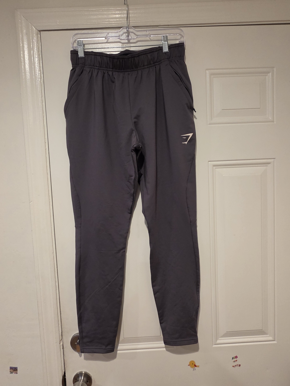 Men's Gray Gymshark Athletic Track Pants - Performance Joggers
